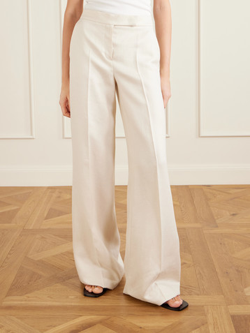 Max Mara Linen wide-leg pants