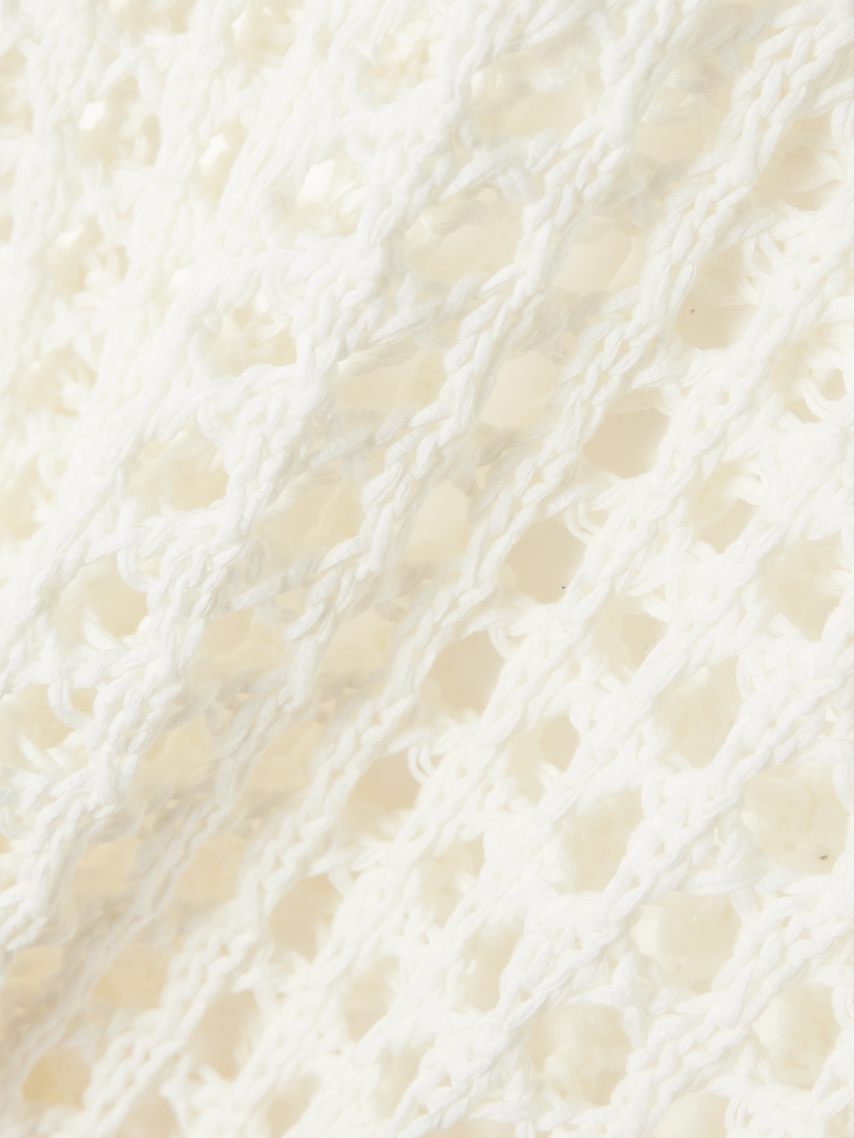 Crocheted Cotton Sweater