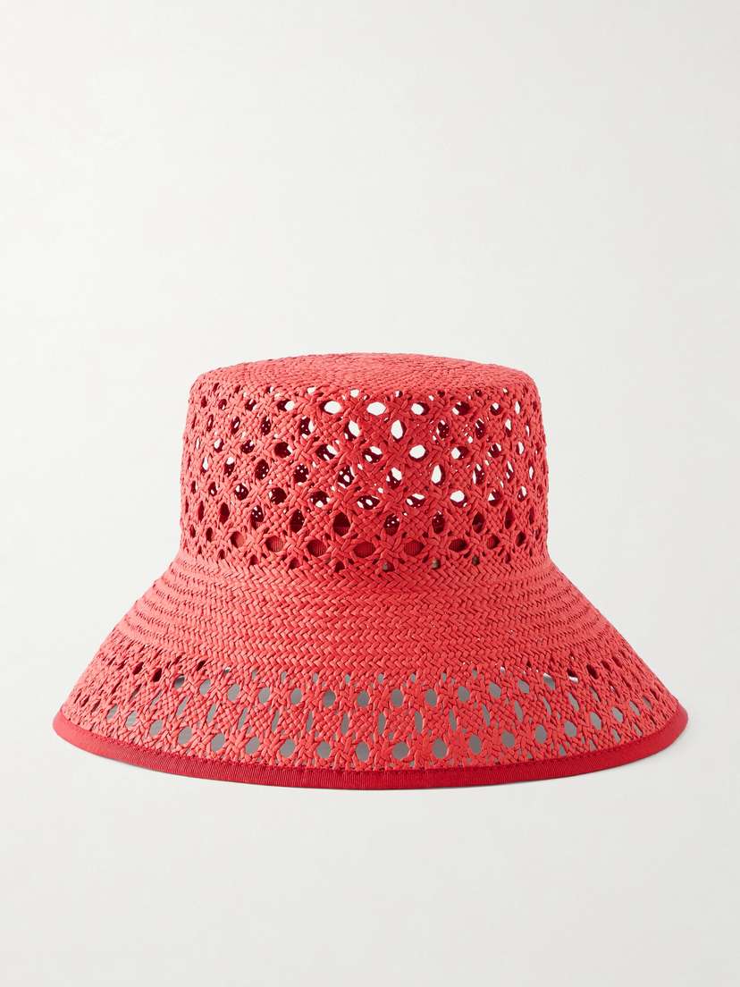 Max Mara Raffia Bucket Hat