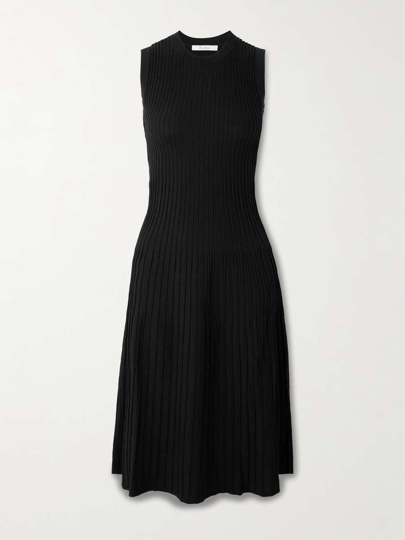 Max Mara — Pegizio ribbed-knit midi dress