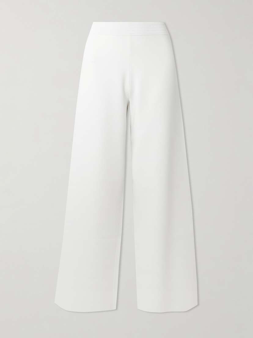 Max Mara Fingere Knitted Wide-leg Pants
