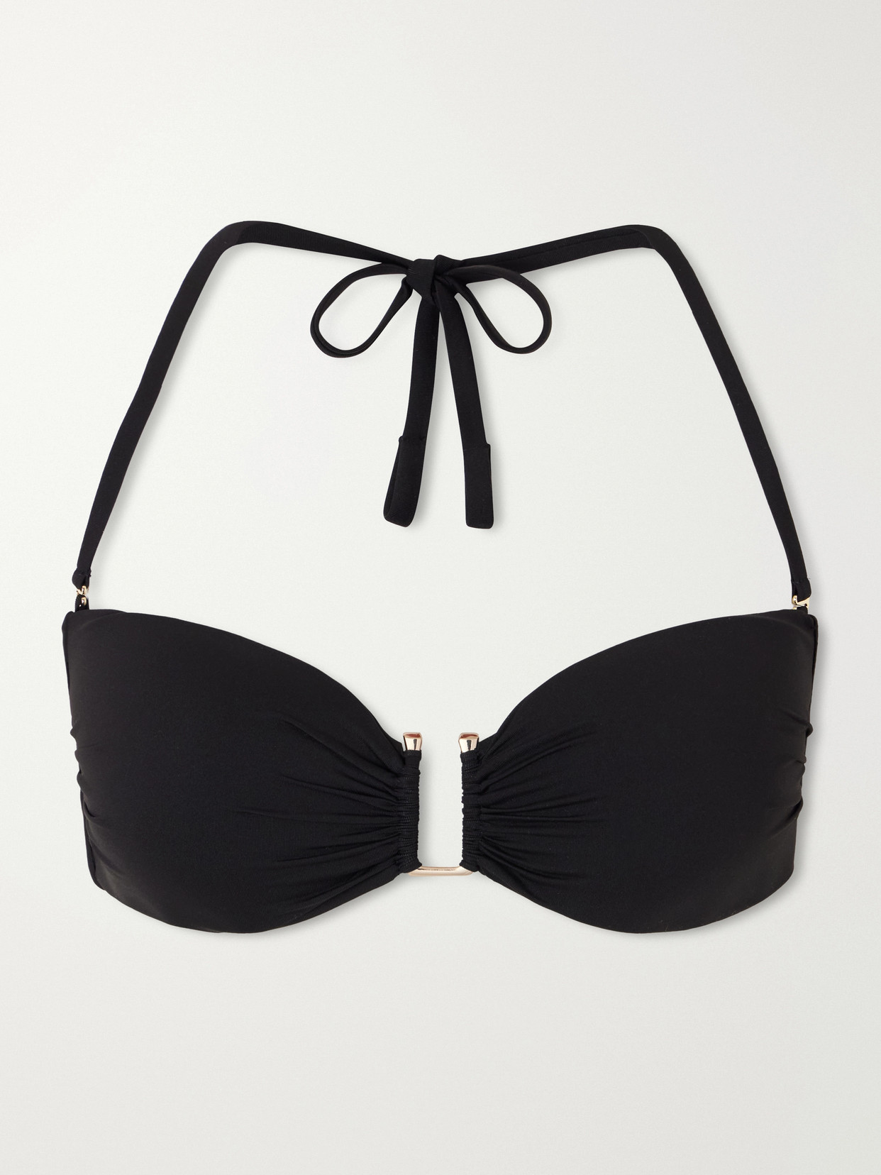Max Mara Amelia Bandeau Bikini Top In Black