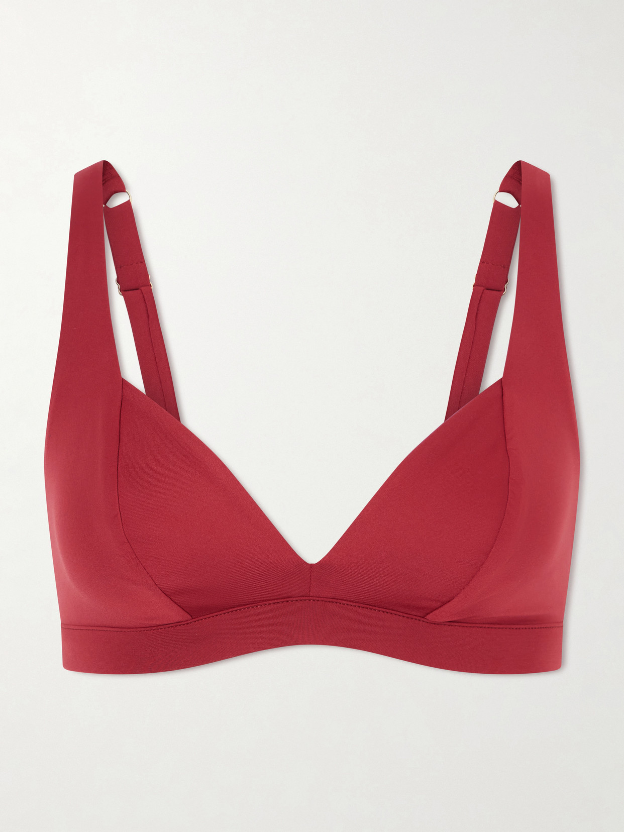 Max Mara Beachwear Armonia Bikini Top In Red