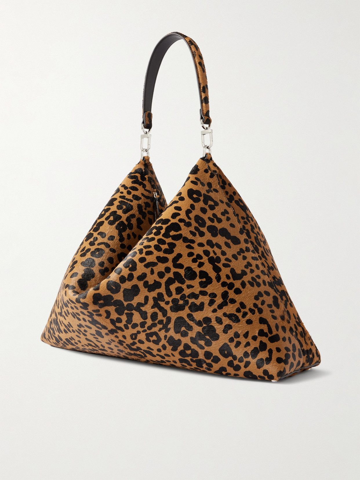 Bevel Large Leopard-Print Cow Hair Tote
