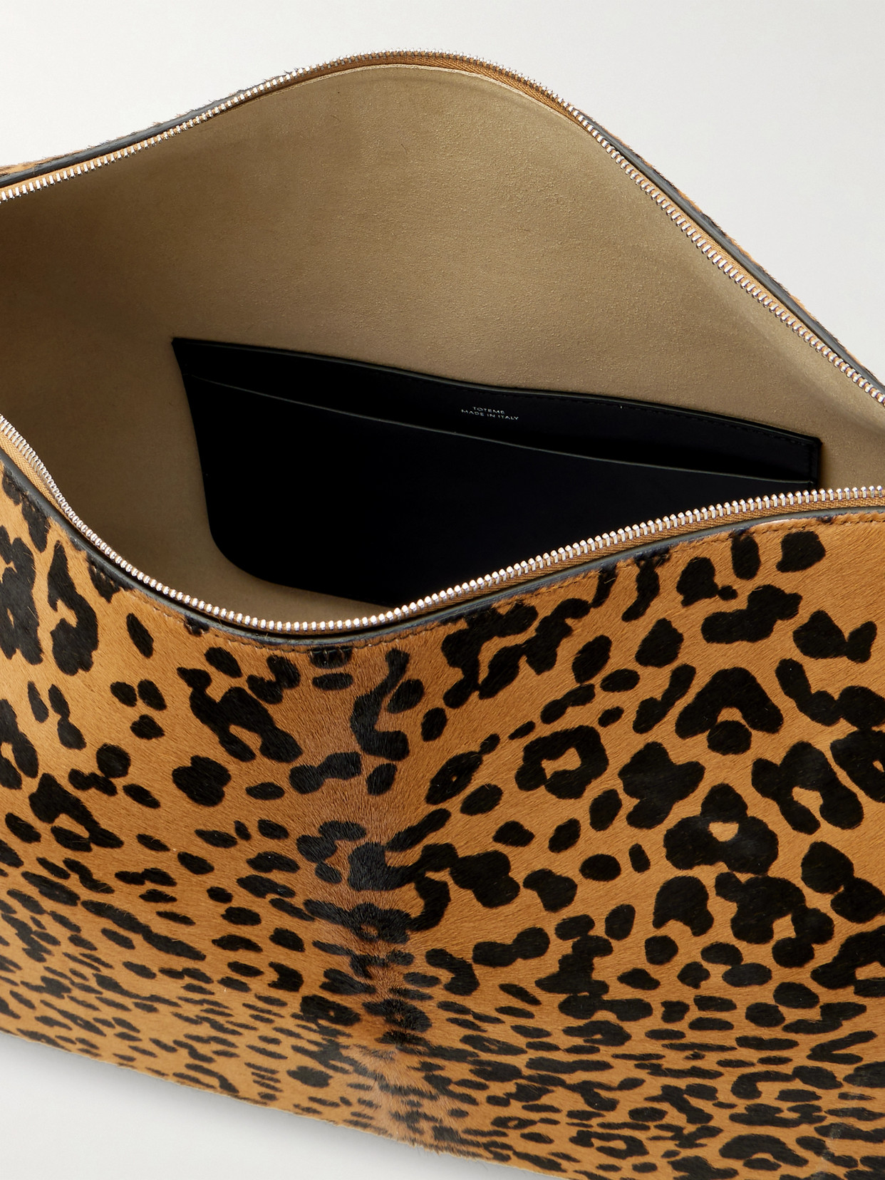 Bevel Large Leopard-Print Cow Hair Tote