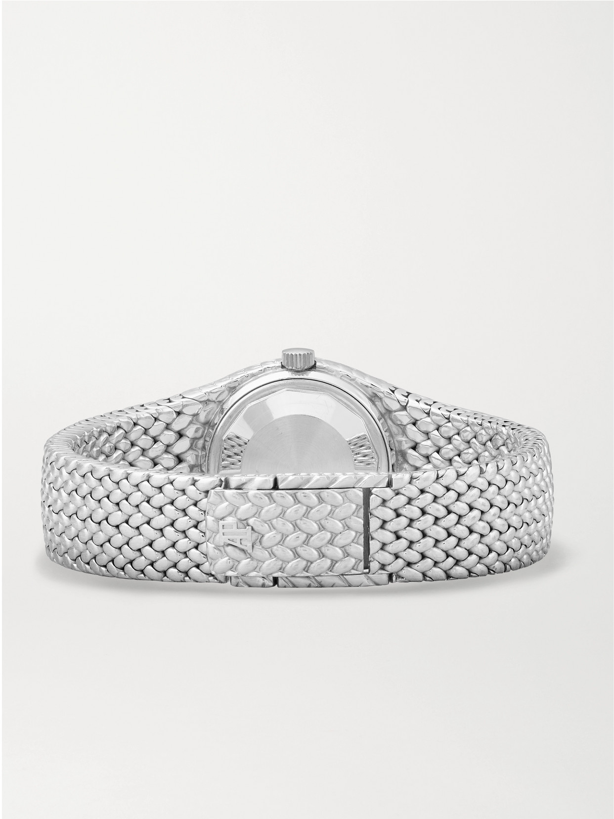 Keeper Vintage + Audemars Piguet Vintage 1970s Cobra Automatic 26mm 18-karat White Gold Diamond Watch In Gold