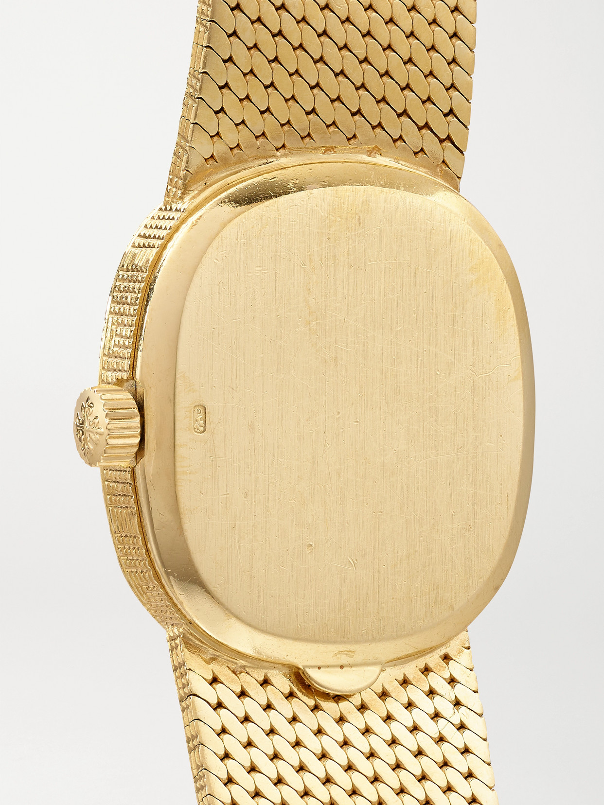 Keeper Vintage + Patek Philippe Vintage 1970s Ellipse Hand-wound 20mm 18-karat Gold Watch In Gold