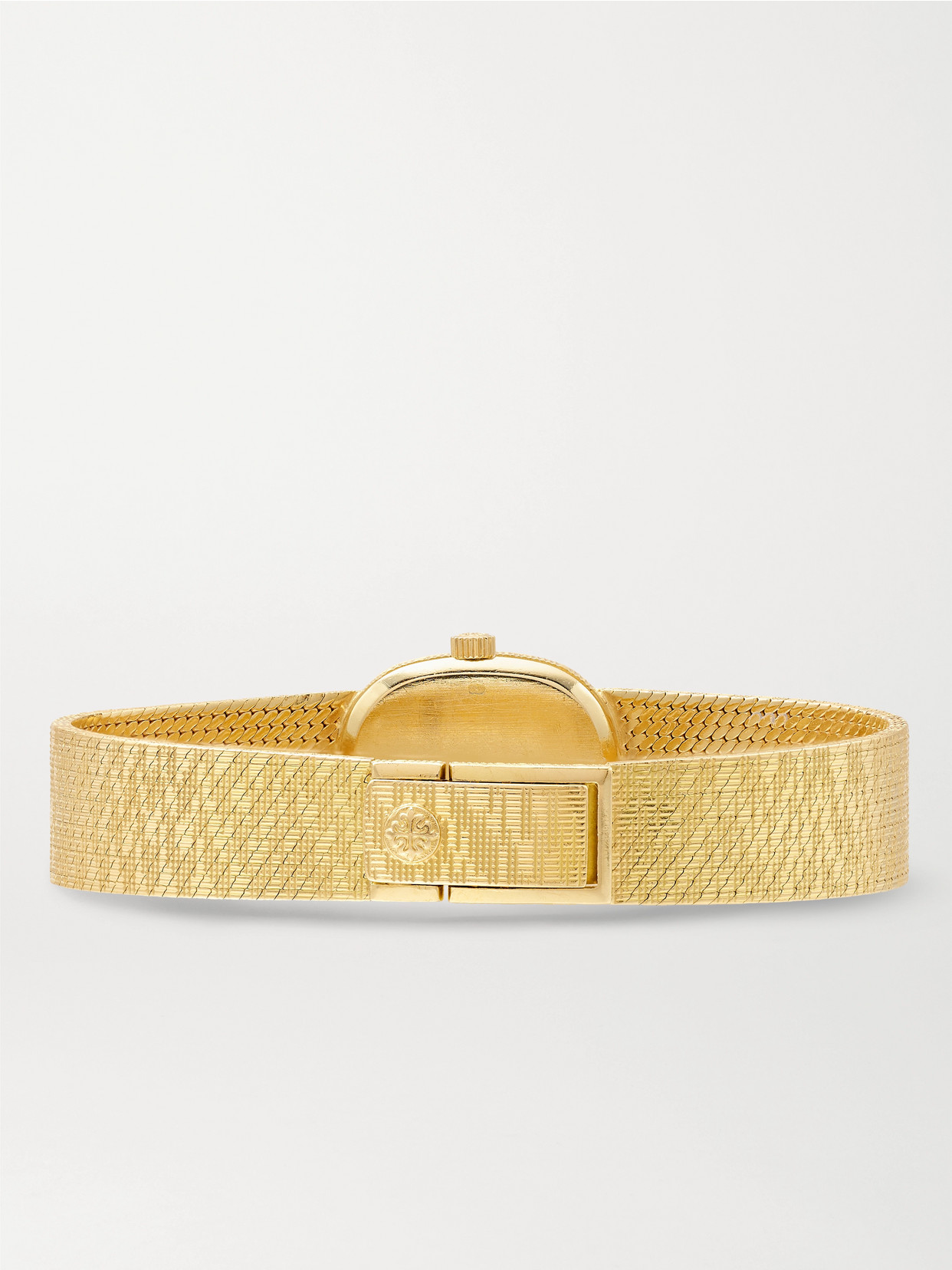 Keeper Vintage + Patek Philippe Vintage 1970s Ellipse Hand-wound 20mm 18-karat Gold Watch In Gold