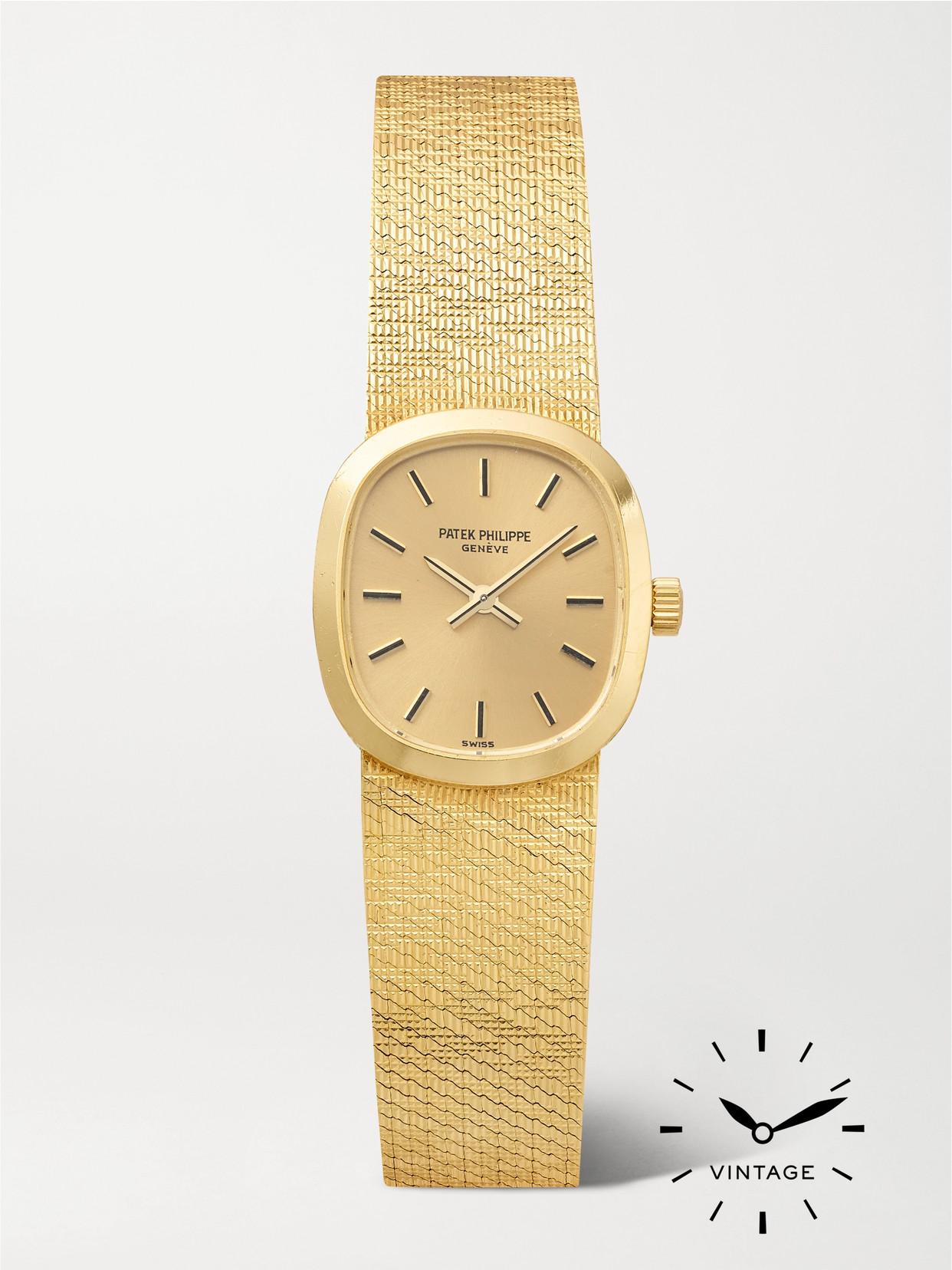 Keeper Vintage + Patek Philippe Vintage 1970s Ellipse Hand-wound 20mm 18-karat Gold Watch