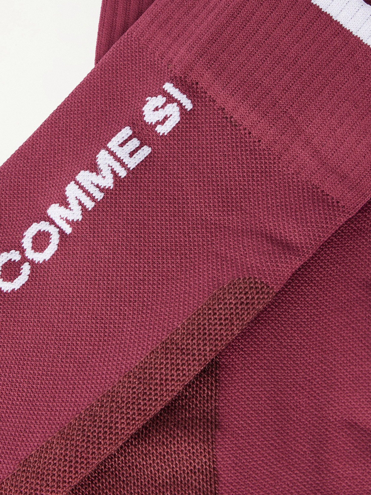 Comme Si Set Of Three Wool-blend Ski Socks In Multi