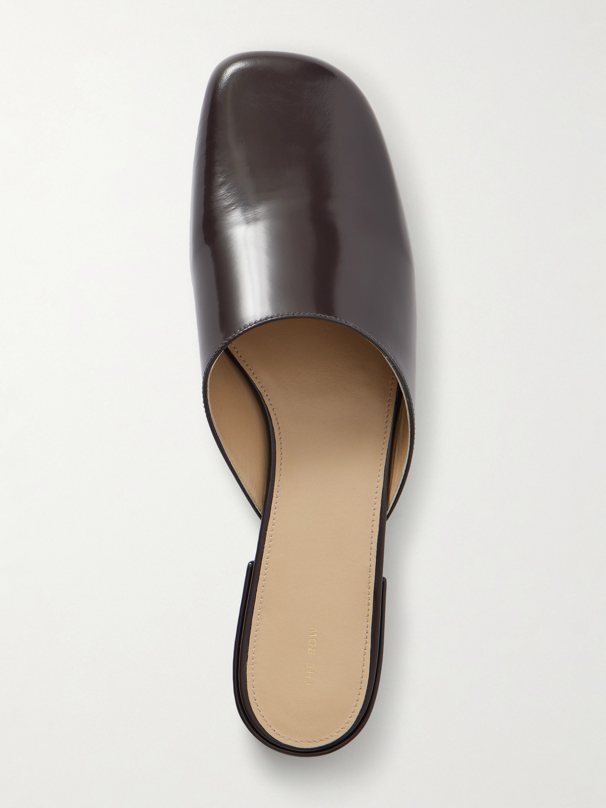 The Row Penelope Leather Mules In Multi