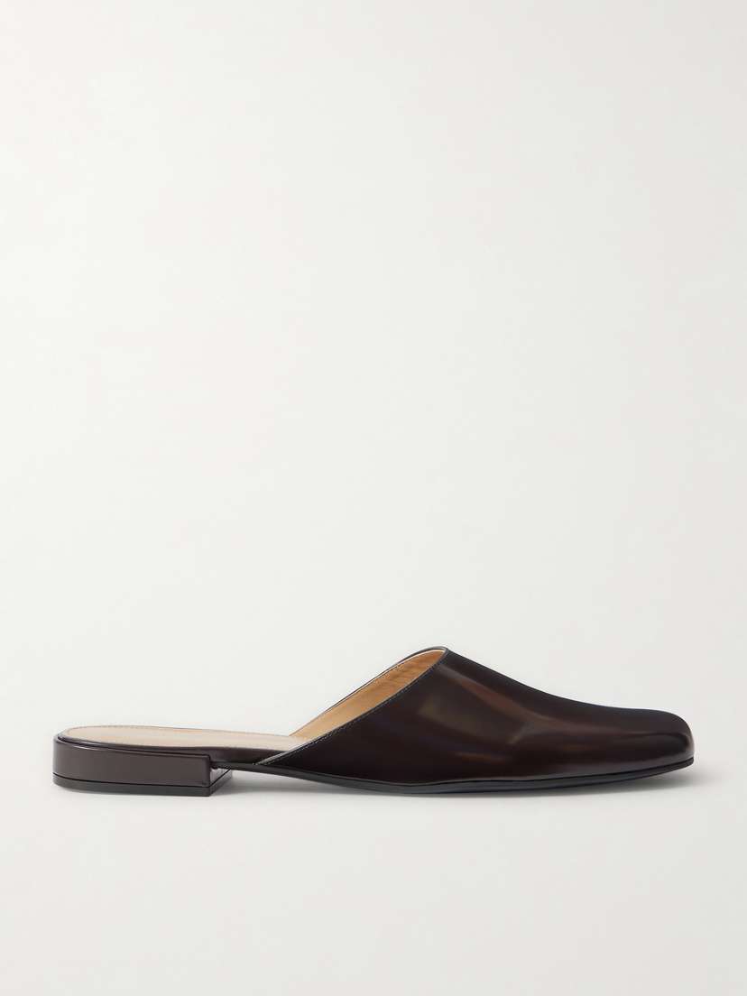 The Row Penelope Leather Mules