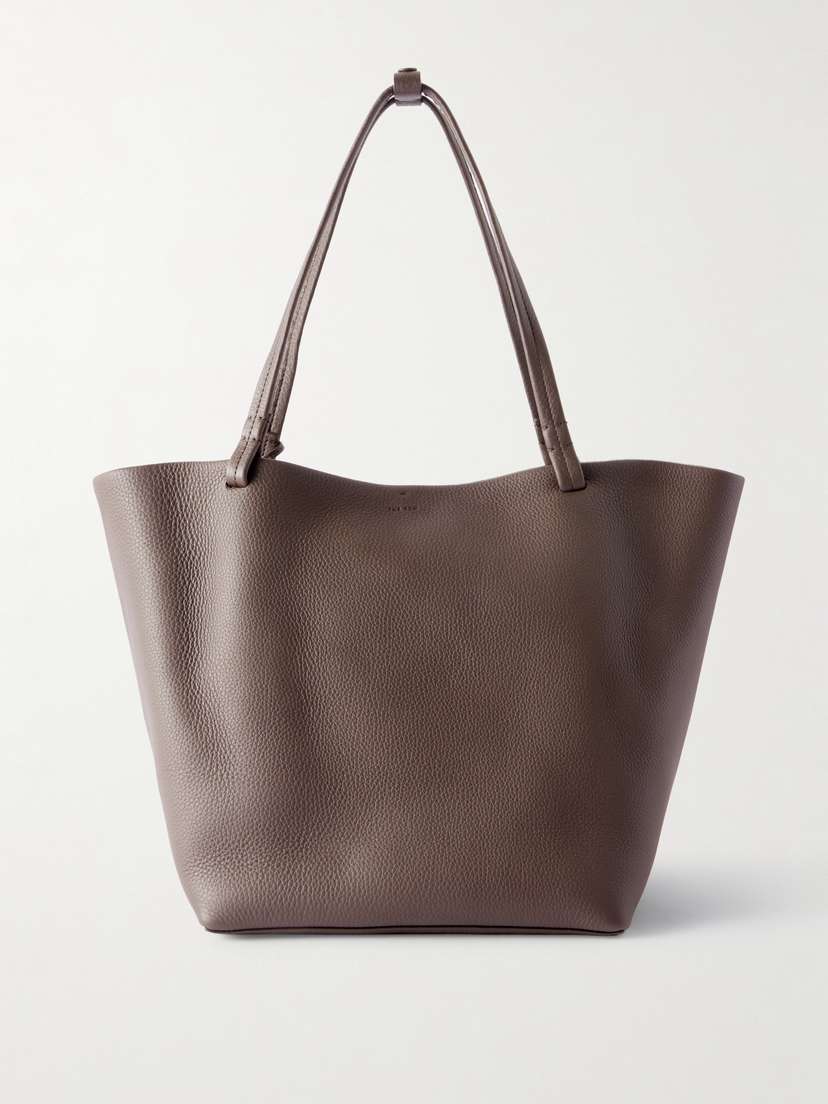 The Row Park 3 Medium Textured-leather Tote