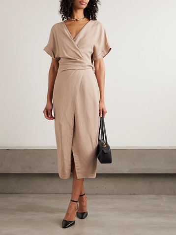 lace corset midi dress Irène Neutrals Corded Lace Corset Midi Dress, M / Neutrals