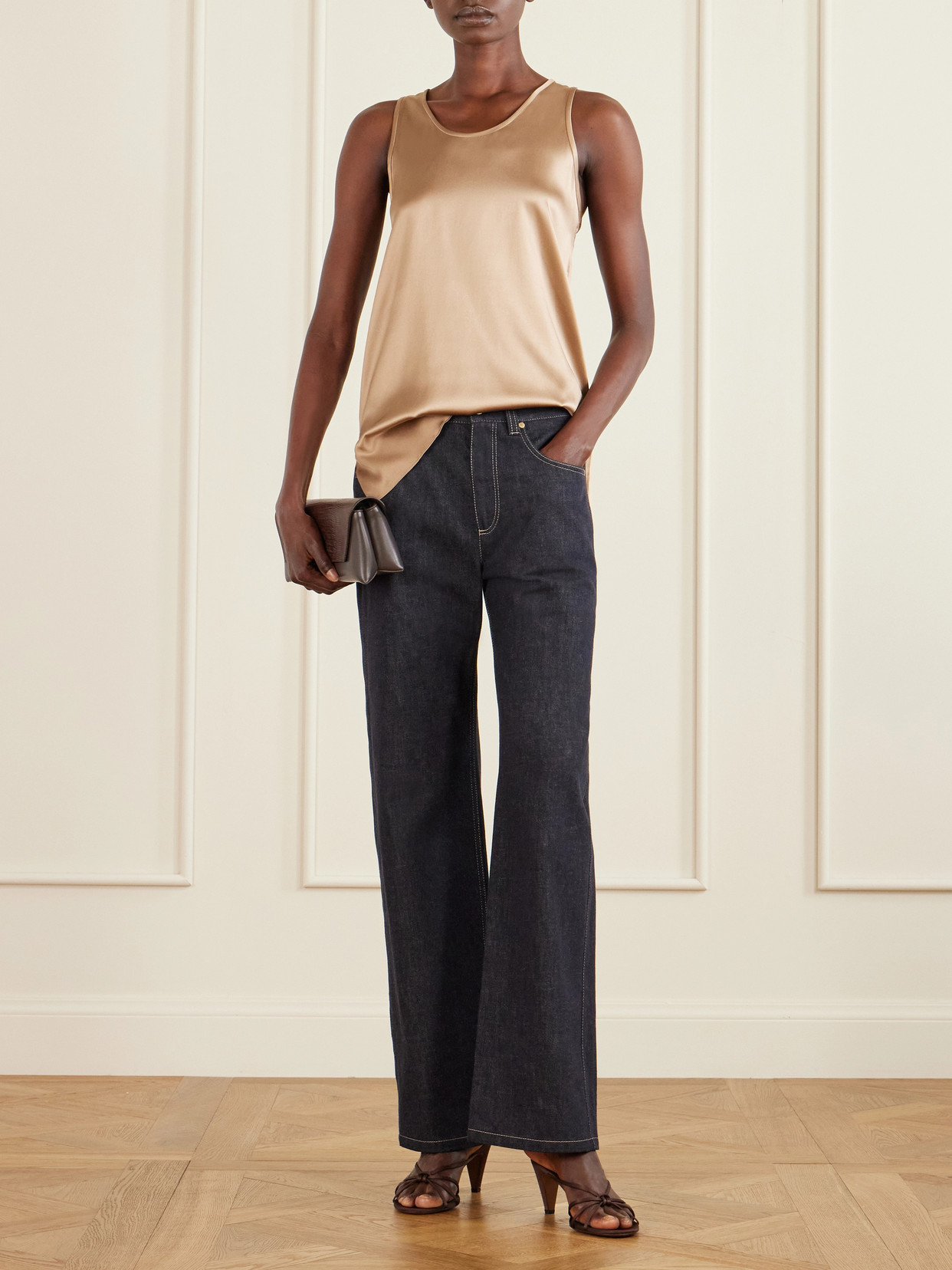 Silk-Blend Top