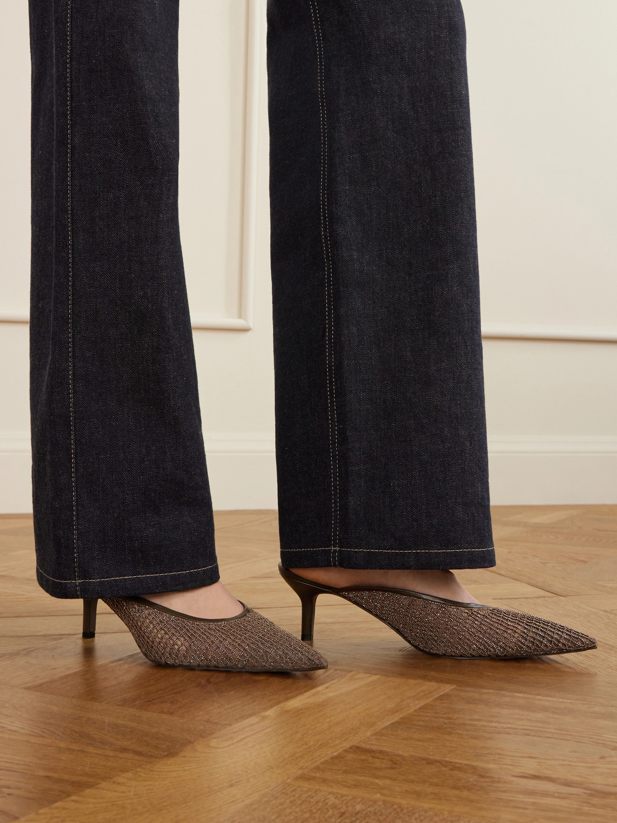 55 Bead-Embellished Mules