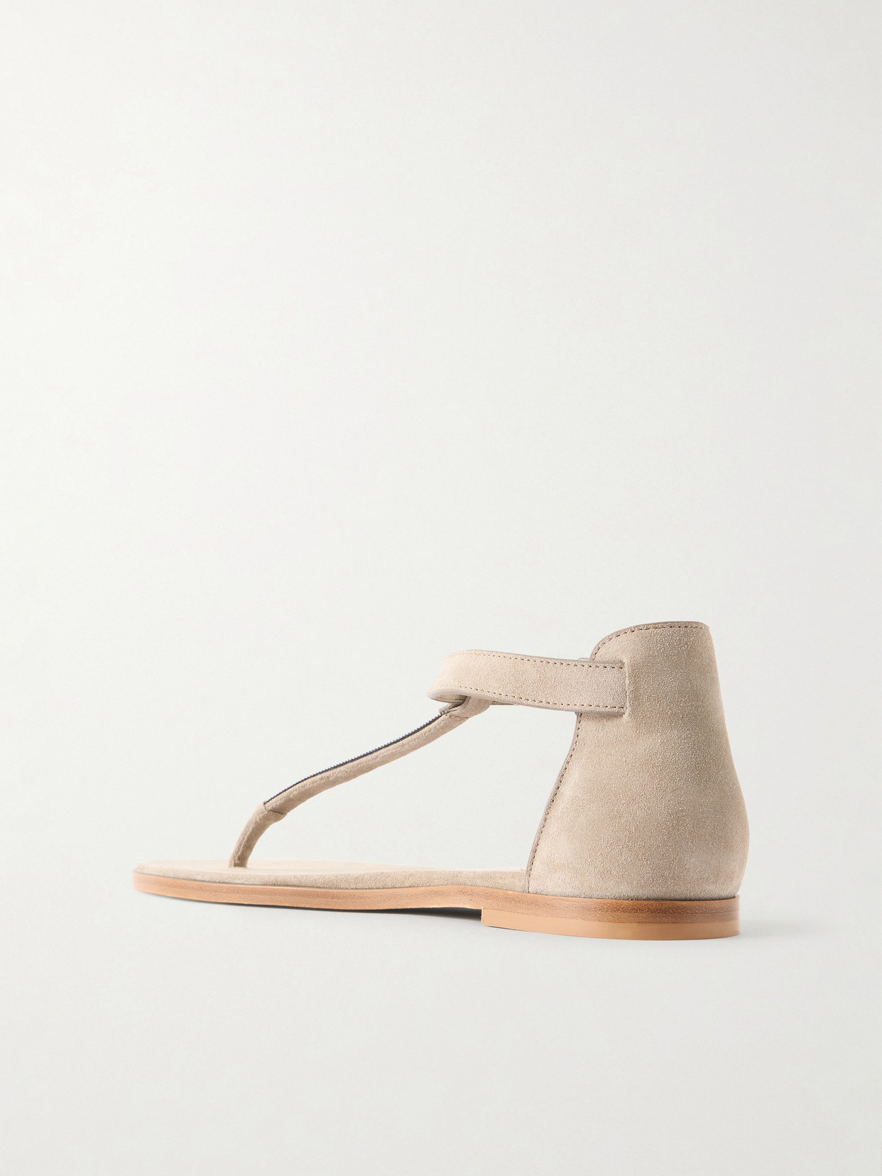 Bead-Embellished Sandals