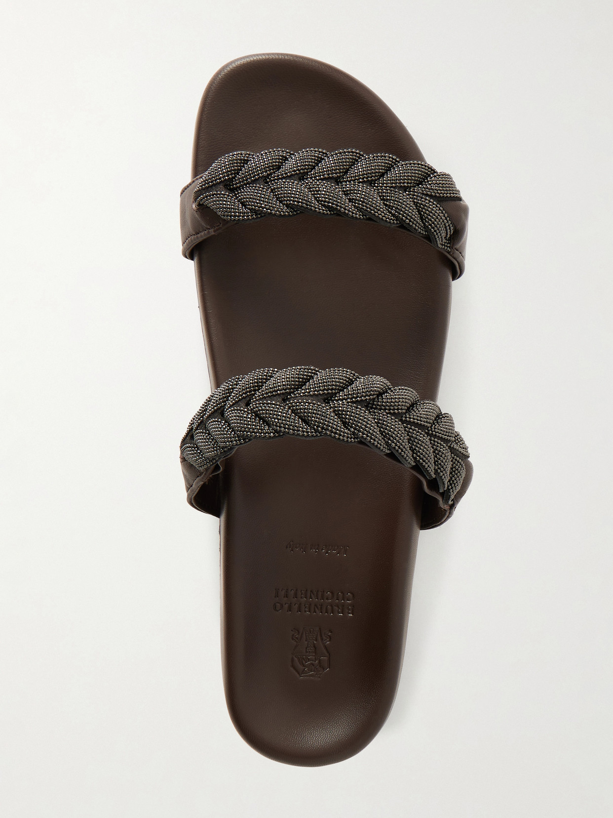 Bead-Embellished Sandals
