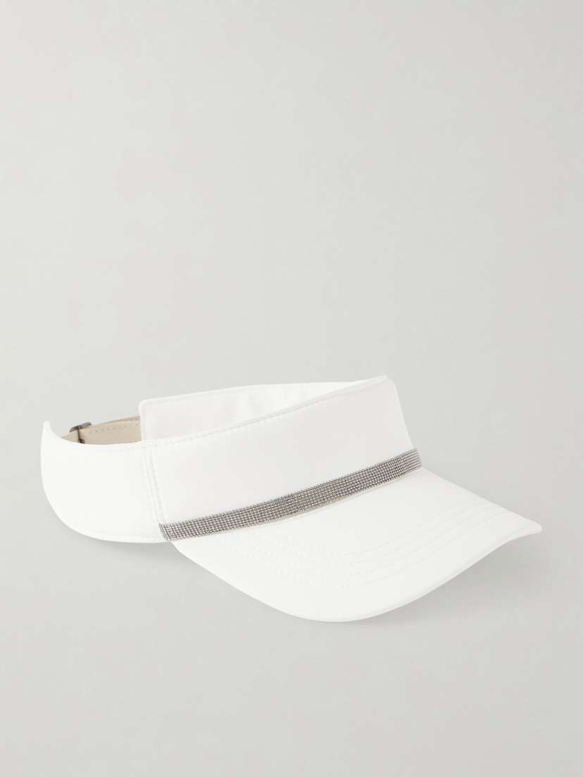 Brunello Cucinelli Embellished Nylon Visor