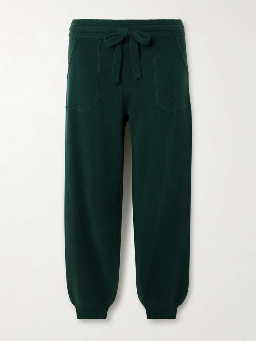 Eres Colorama Maille Star Wool And Cashmere-blend Tapered Track Pants