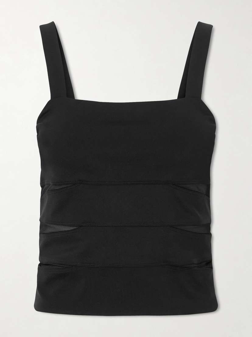 Eres Morgan Mesh-paneled Stretch-jersey Tank