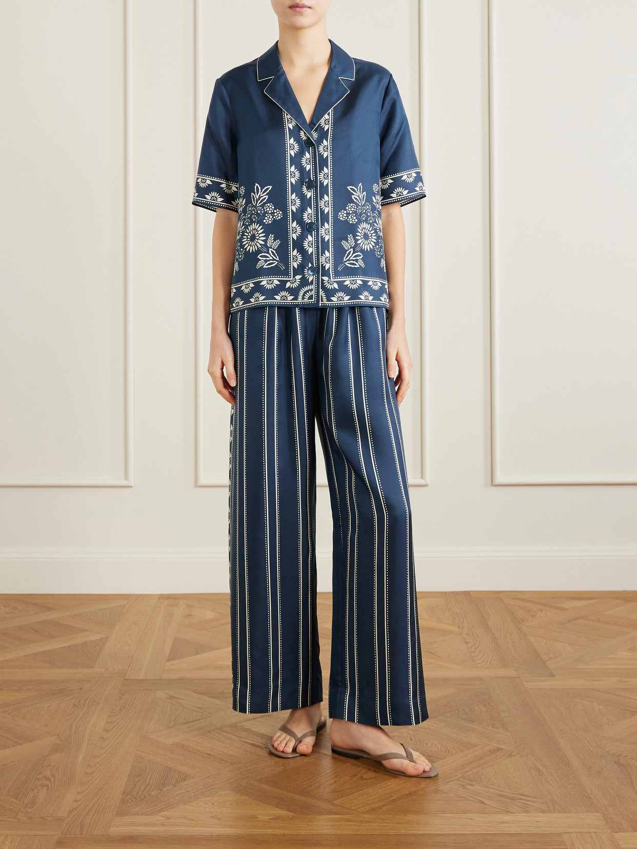Infusion Floral-Print Silk-Twill Shirt