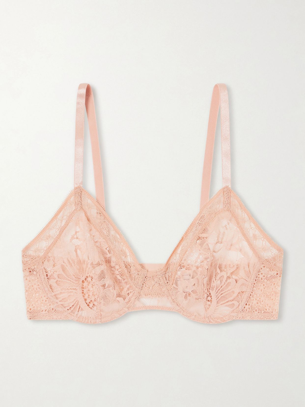 Somptueuse lace underwired balconette bra