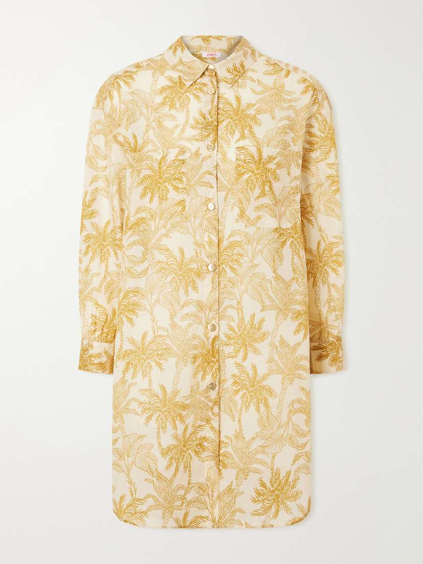 Eres Exotisme Printed Cotton-voile Shirt
