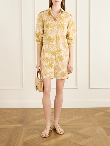 Eres Exotisme printed cotton-voile shirt