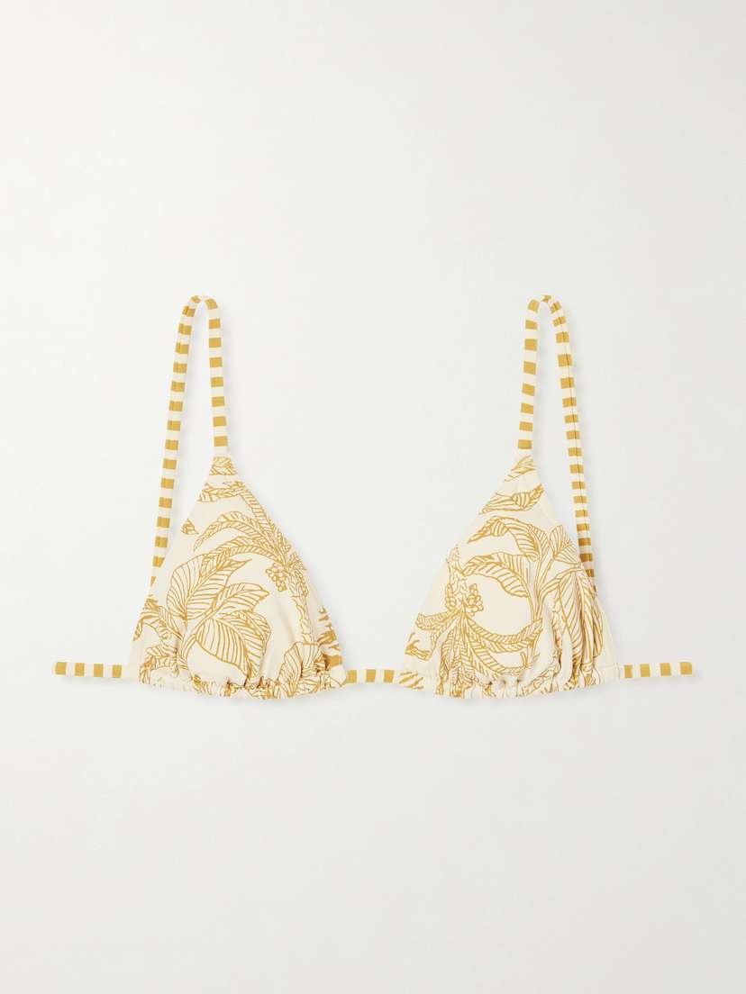 Eres Voyage Hamac Printed Triangle Bikini Top