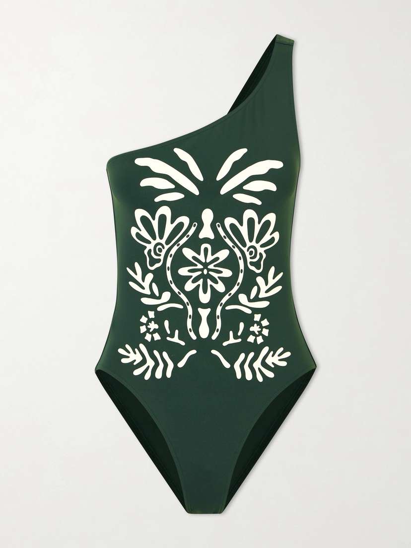 Eres Gemme One-shoulder Printed Swimsuit