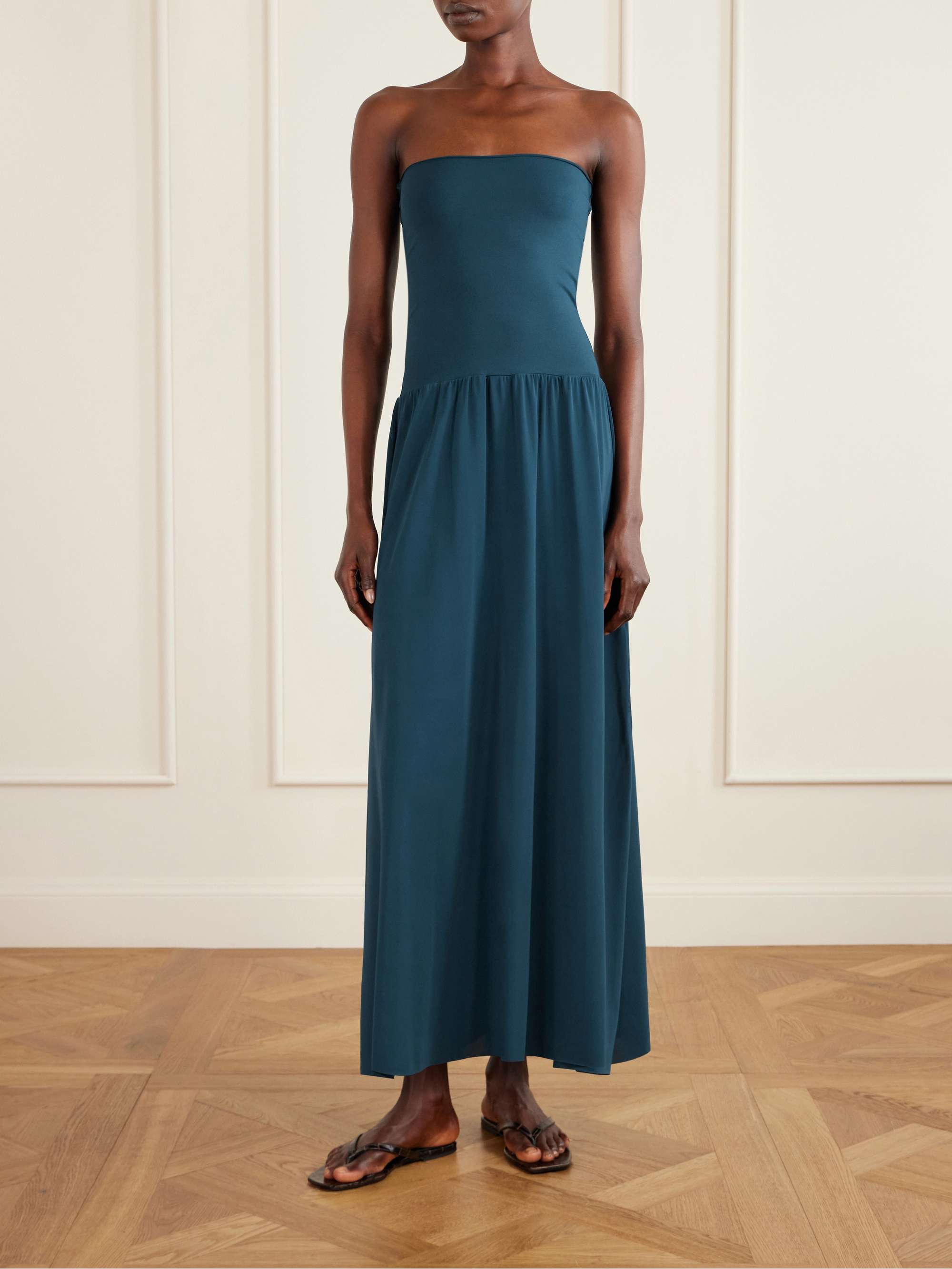 ERES Oda strapless stretch-jersey maxi dress