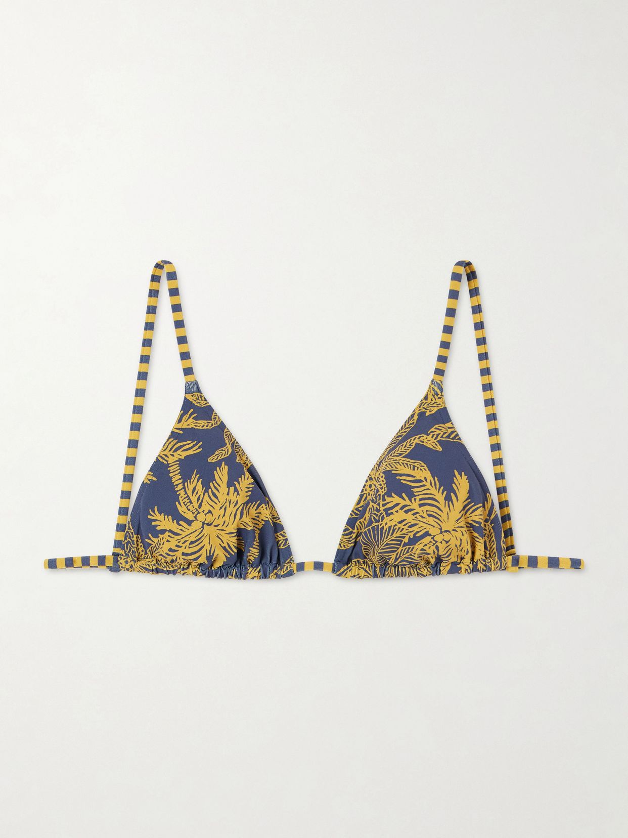 Hamac printed triangle bikini top