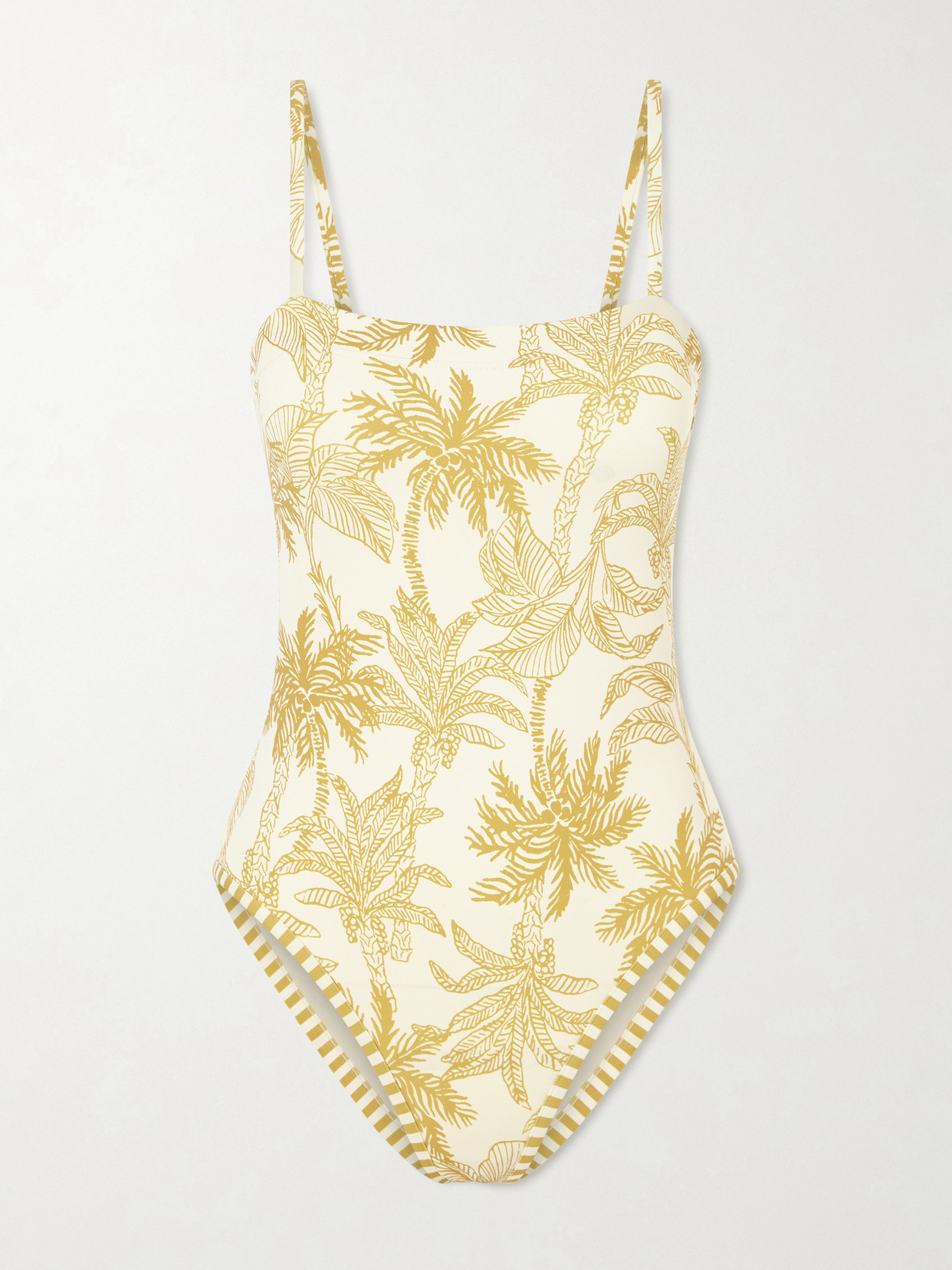 Eres Tropical Printed Swimsuit In Yellow