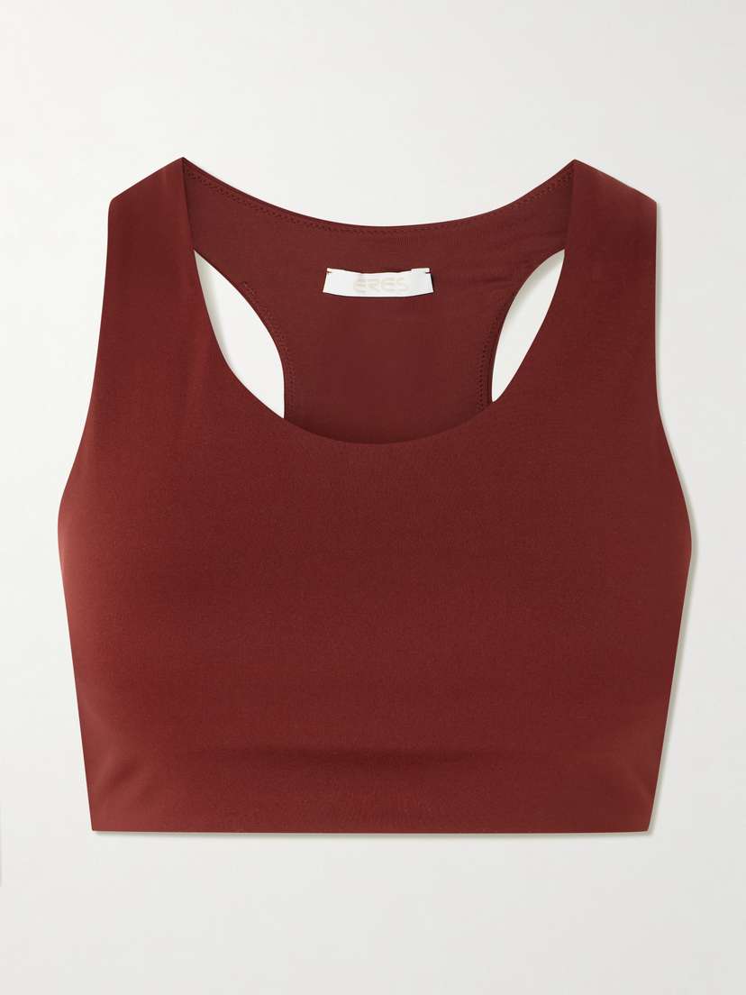 Eres Marie-josé Cutout Embroidered Stretch-jersey Sports Bra