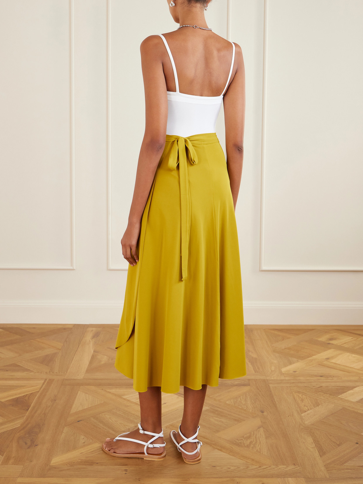 Julieta Stretch-Jersey Wrap Midi