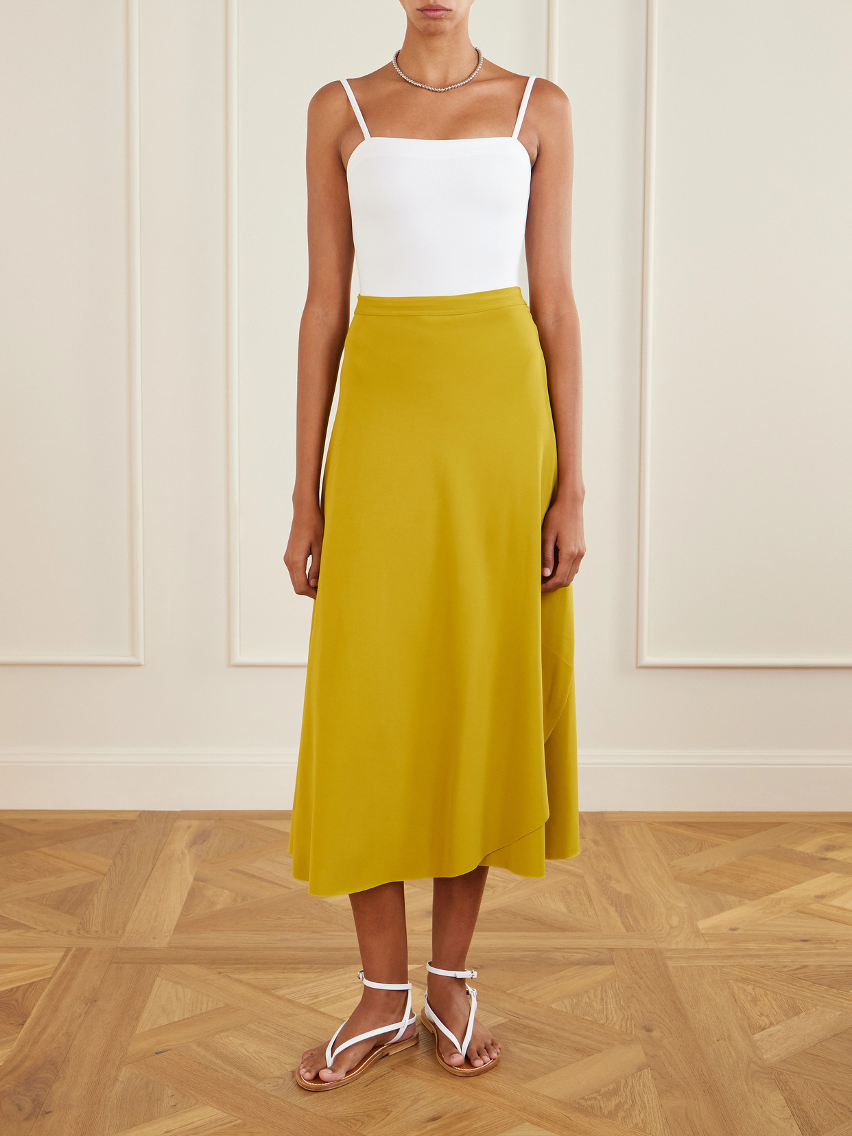 Julieta Stretch-Jersey Wrap Midi