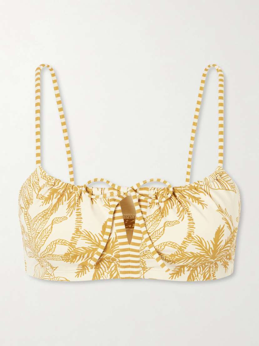 Eres Reve Printed Bikini Top