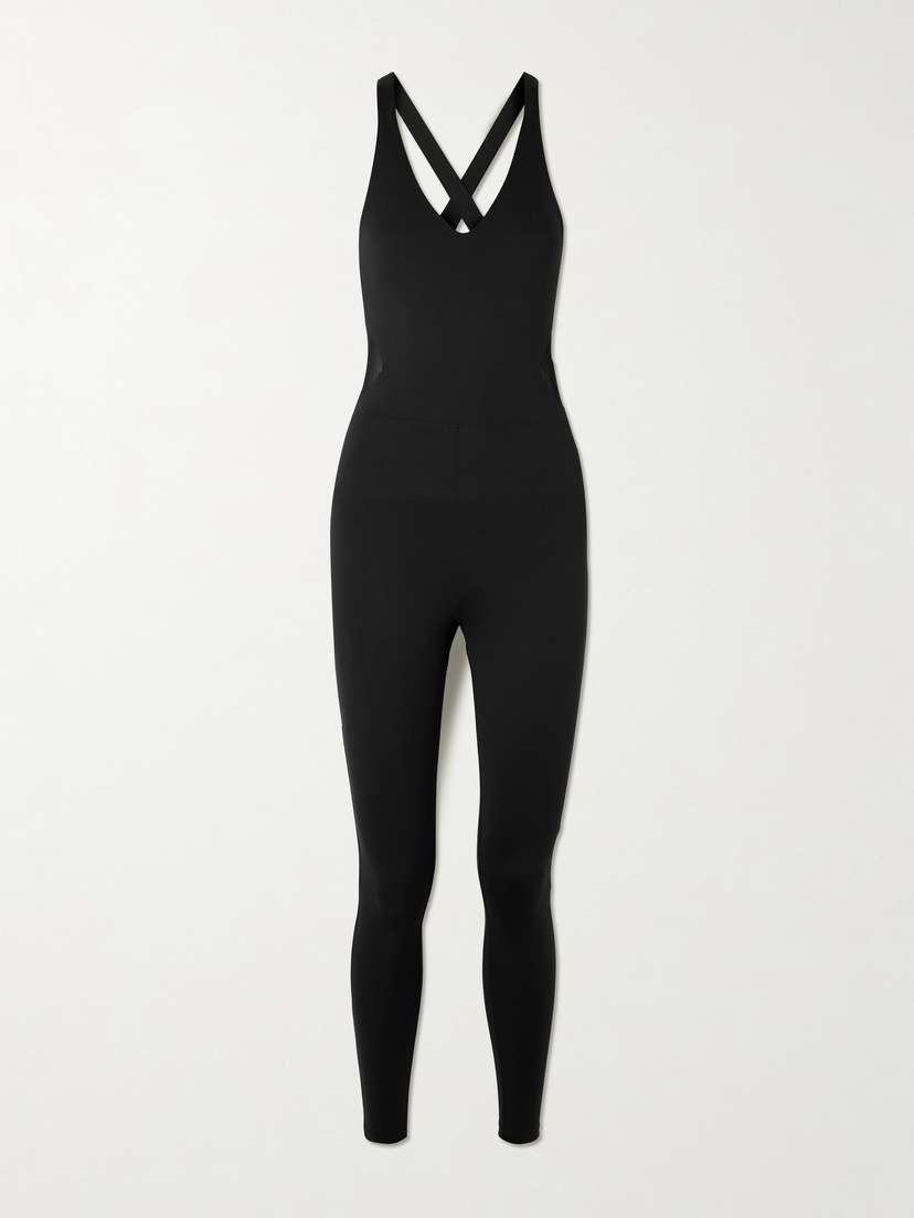 Eres Graham Tulle-trimmed Stretch-jersey Jumpsuit