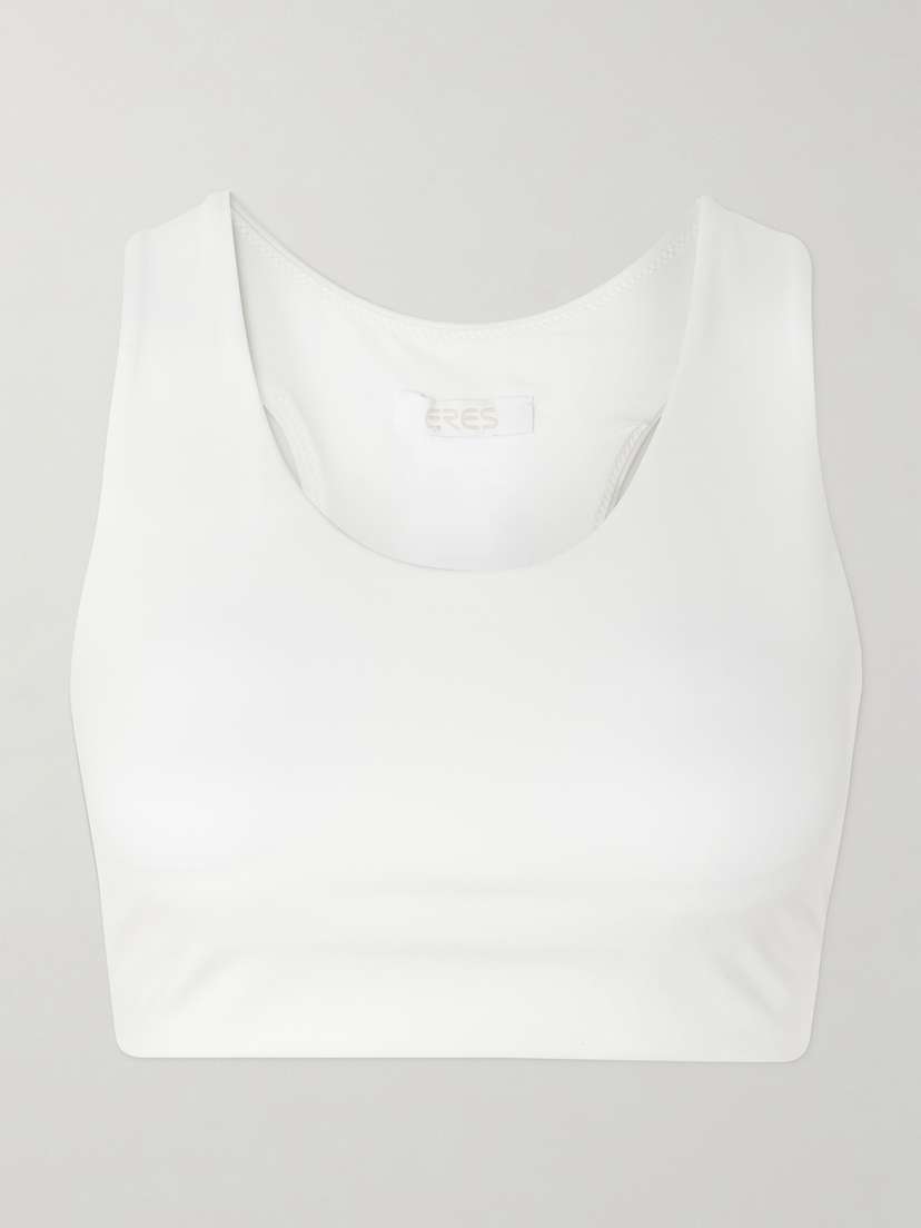 Eres Marie-josé Cutout Embroidered Stretch-jersey Sports Bra