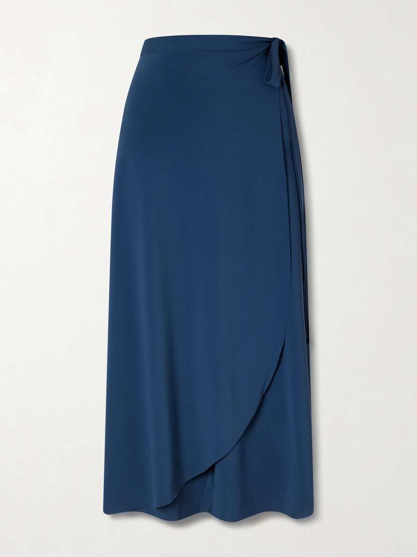 Eres Julieta Stretch-jersey Wrap Midi Skirt