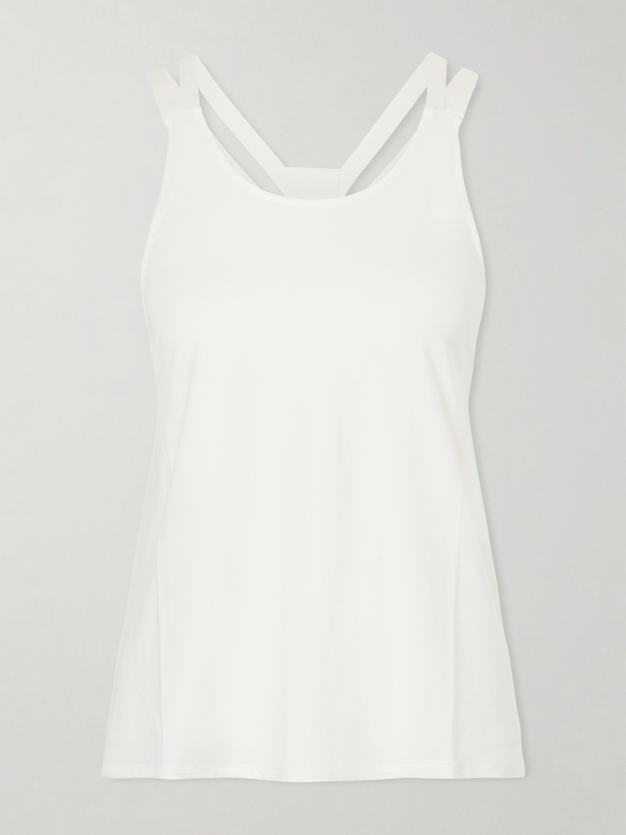 Allyson Embroidered Stretch Jersey Tank Top