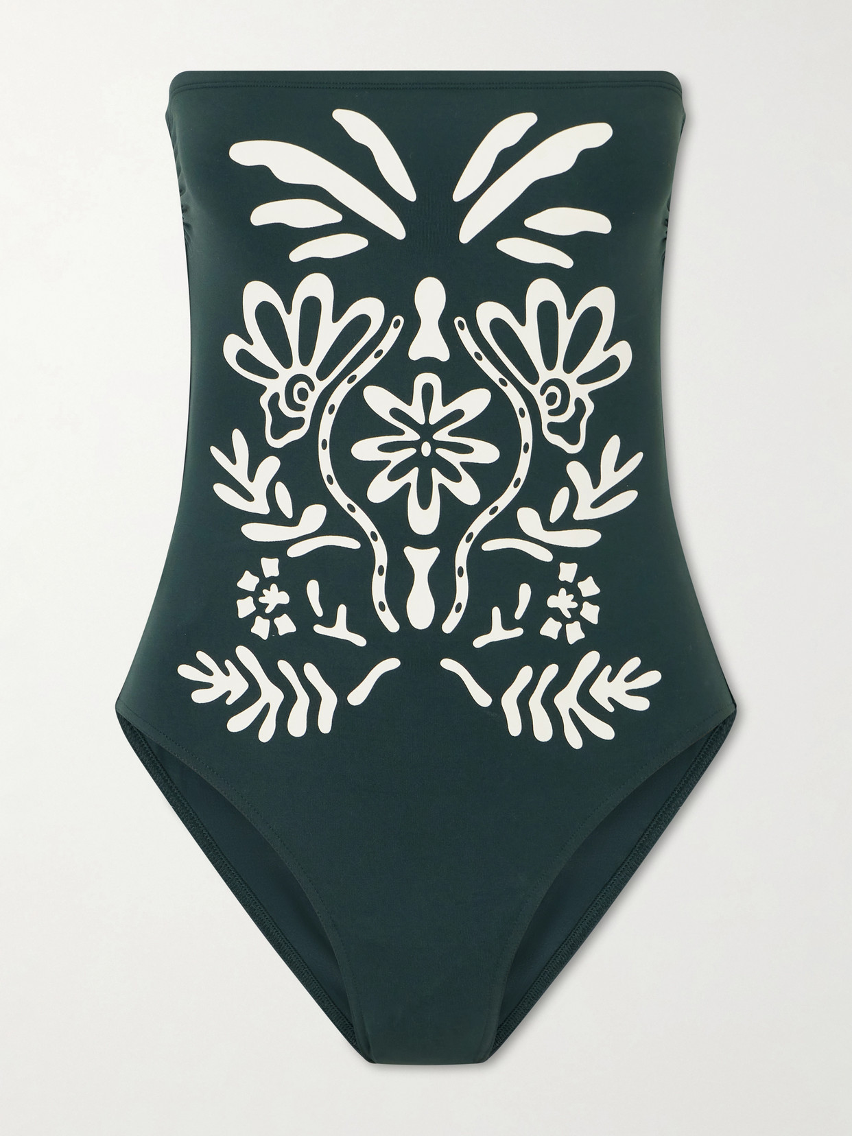 Eres Printed Swimsuit In Green