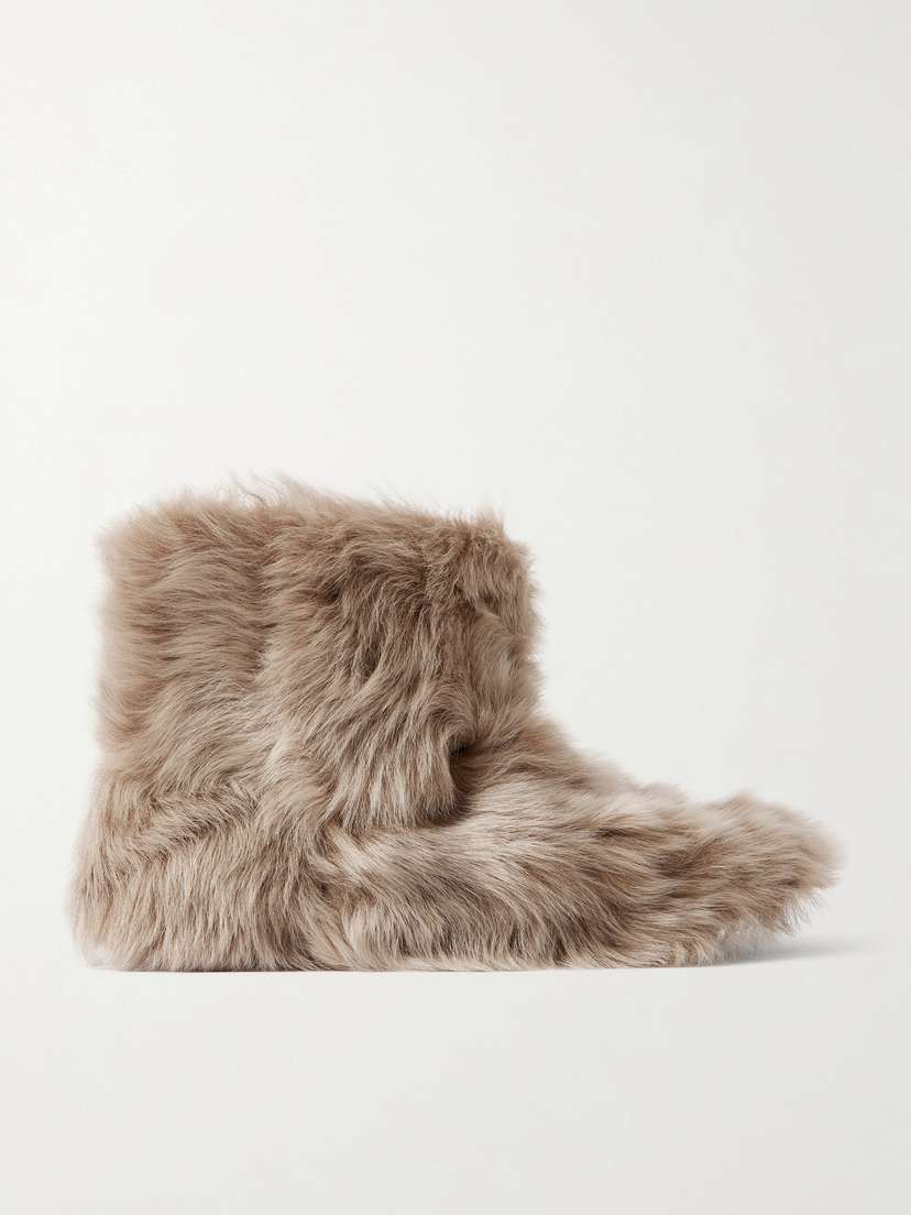 Big Boot Shearling Ankle Boots