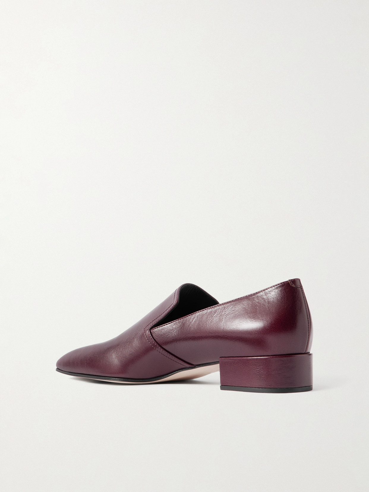 Christen Tokyo Leather Loafers In Burgundy