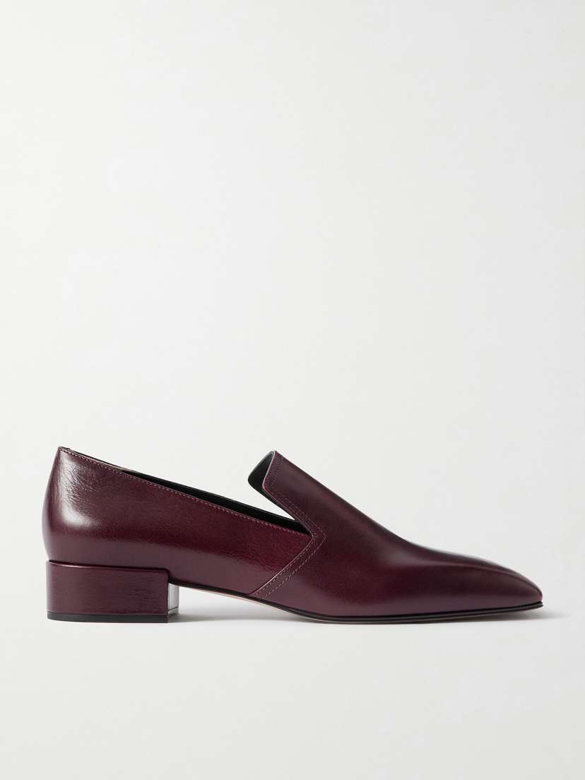 CHRISTEN Classic Square Leather Loafers