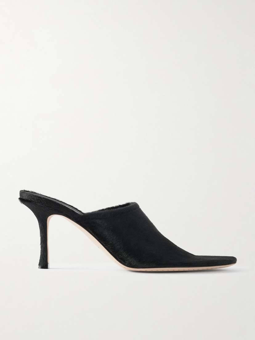 CHRISTEN Elipse Calf Hair Mules