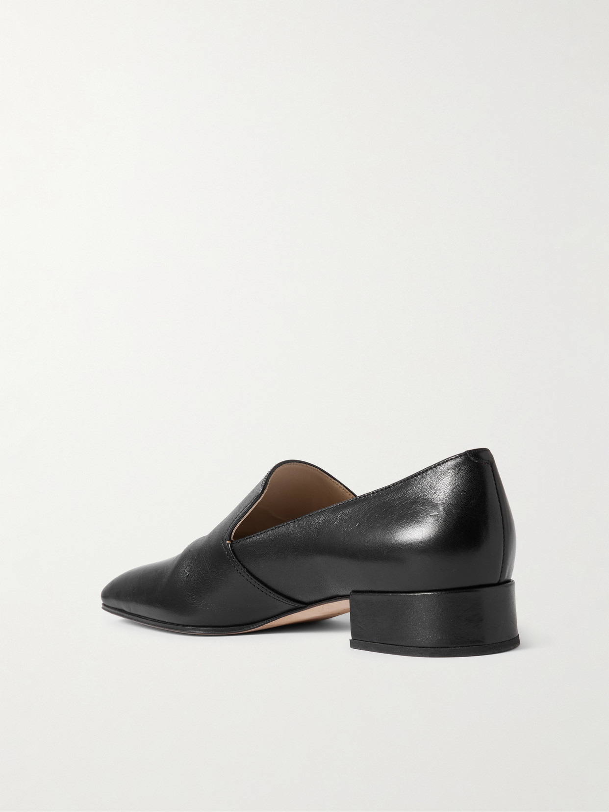 Christen Tokyo Leather Loafers In Black