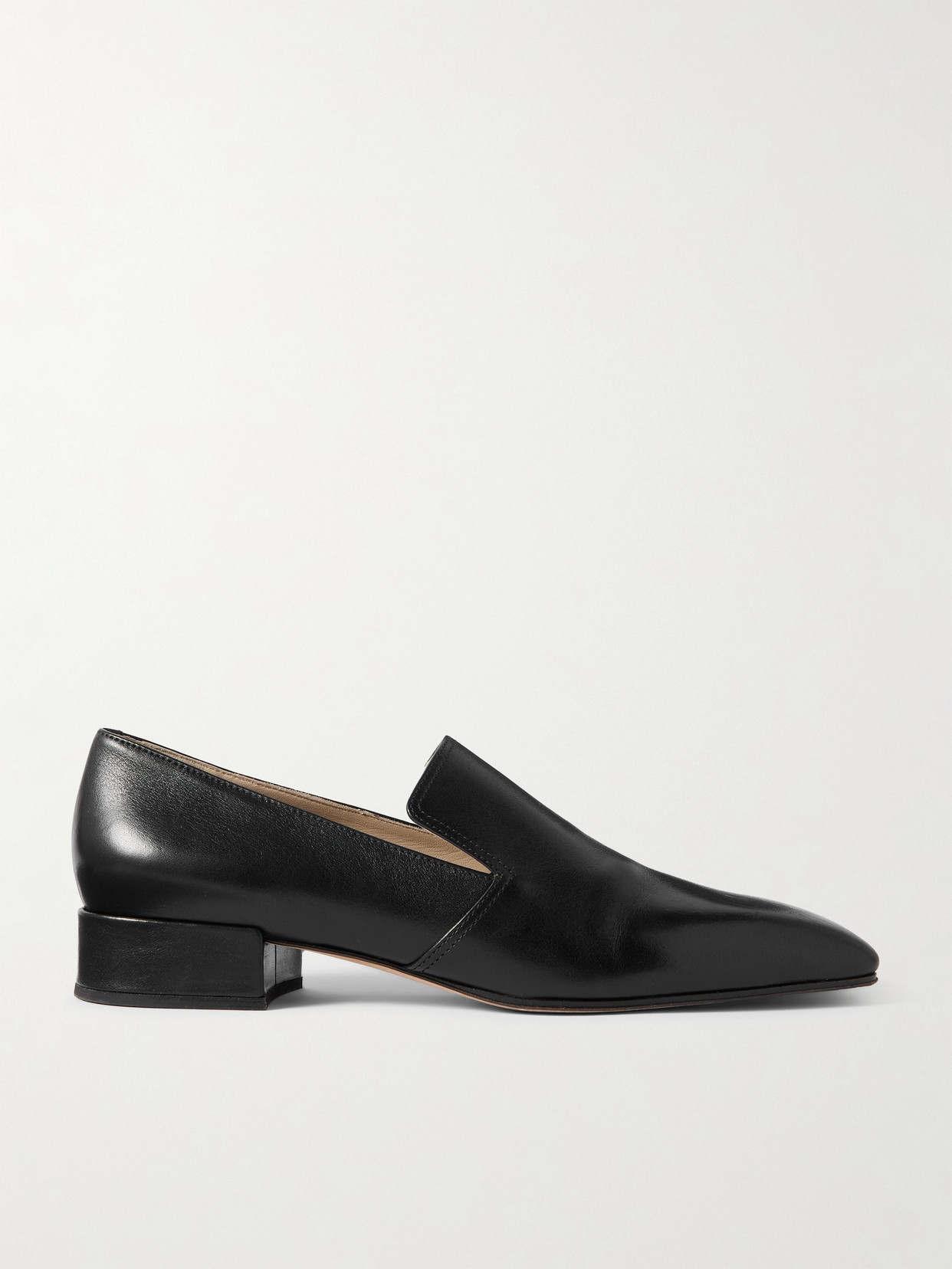 Christen Tokyo Leather Loafers In Black