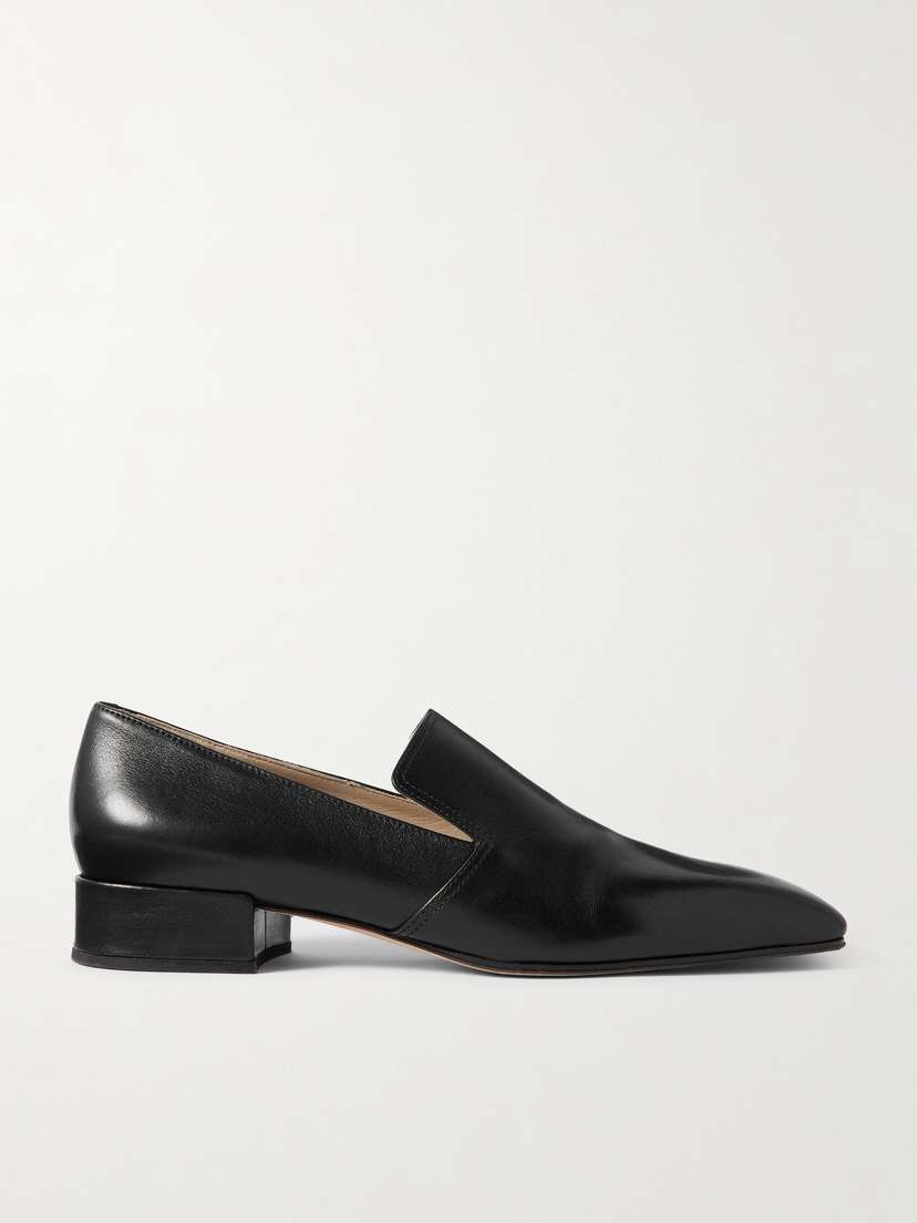 CHRISTEN Classic Square Leather Loafers